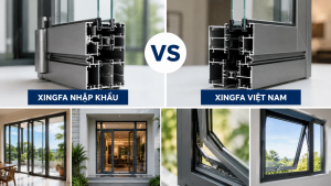 So sánh cửa nhôm Xingfa