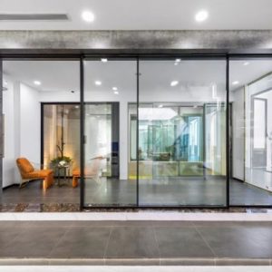 Cửa đi mở lùa hệ 120 tại Bình Dương H120-001