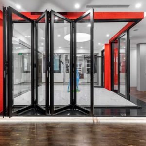 Cửa đi mở quay xếp trượt hệ 80 tại Bình Dương H80-001