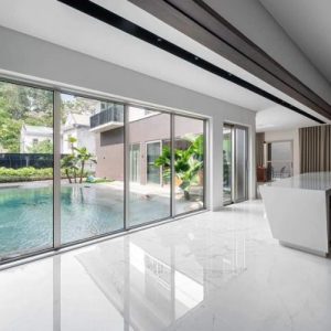 Cửa trượt góc CIVRO RUBY tại Bình Dương CR001