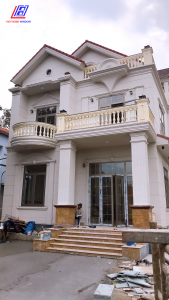 Lắp cửa nhôm kính công trình biệt thự bình dương