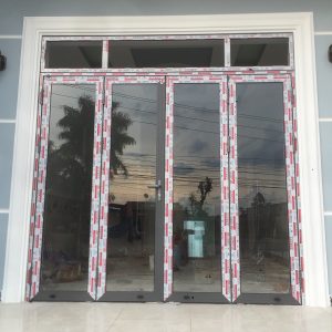 Cửa nhôm Xingfa Bình Dương mở quay 4 cánh hệ 55