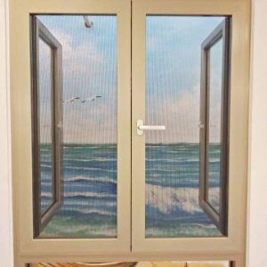 Cửa lưới chống muỗi mở quay