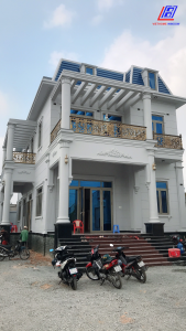 lắp cửa công trình biệt thự nhôm Savio Luxury