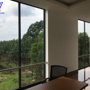 Thông số kỹ thuật vách kính khung nhôm - VK001