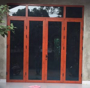 Những mẫu cửa nhôm giả gỗ đẹp nhất 2022