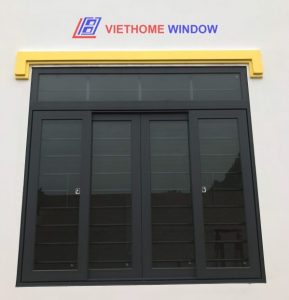 Thi công cửa nhôm Xingfa 4 cánh