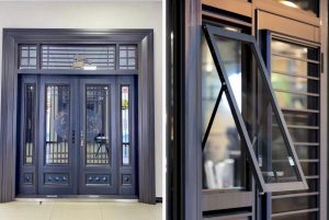 So sánh cửa nhôm và cửa sắt tại Bình Dương